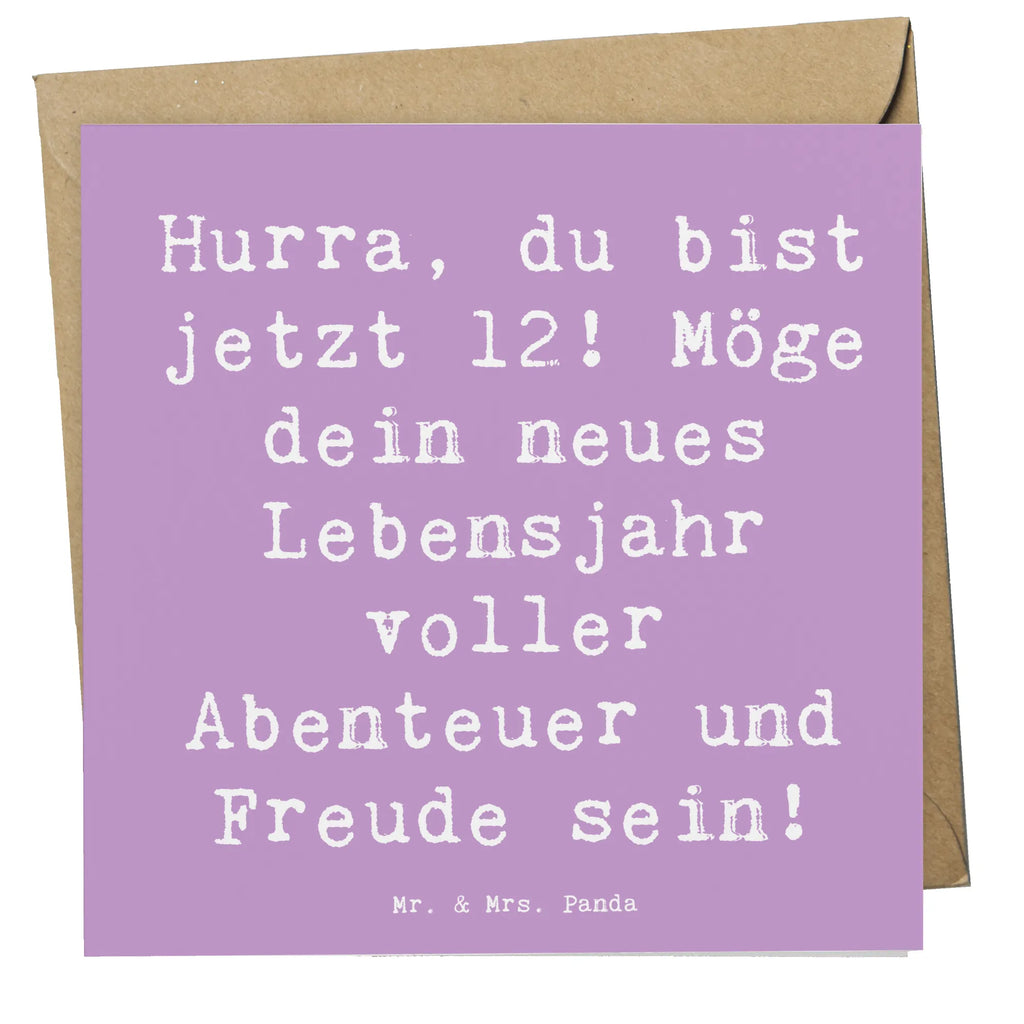 Deluxe Karte Spruch 12. Geburtstag Hochzeitskarte, Hochwertige Grußkarte, Einladungskarte, Karte, Grußkarte, Glückwunschkarte, Geburtstagskarte, Hochwertige Klappkarte, Klappkarte, Geburtstag, Geburtstagsgeschenk, Geschenk