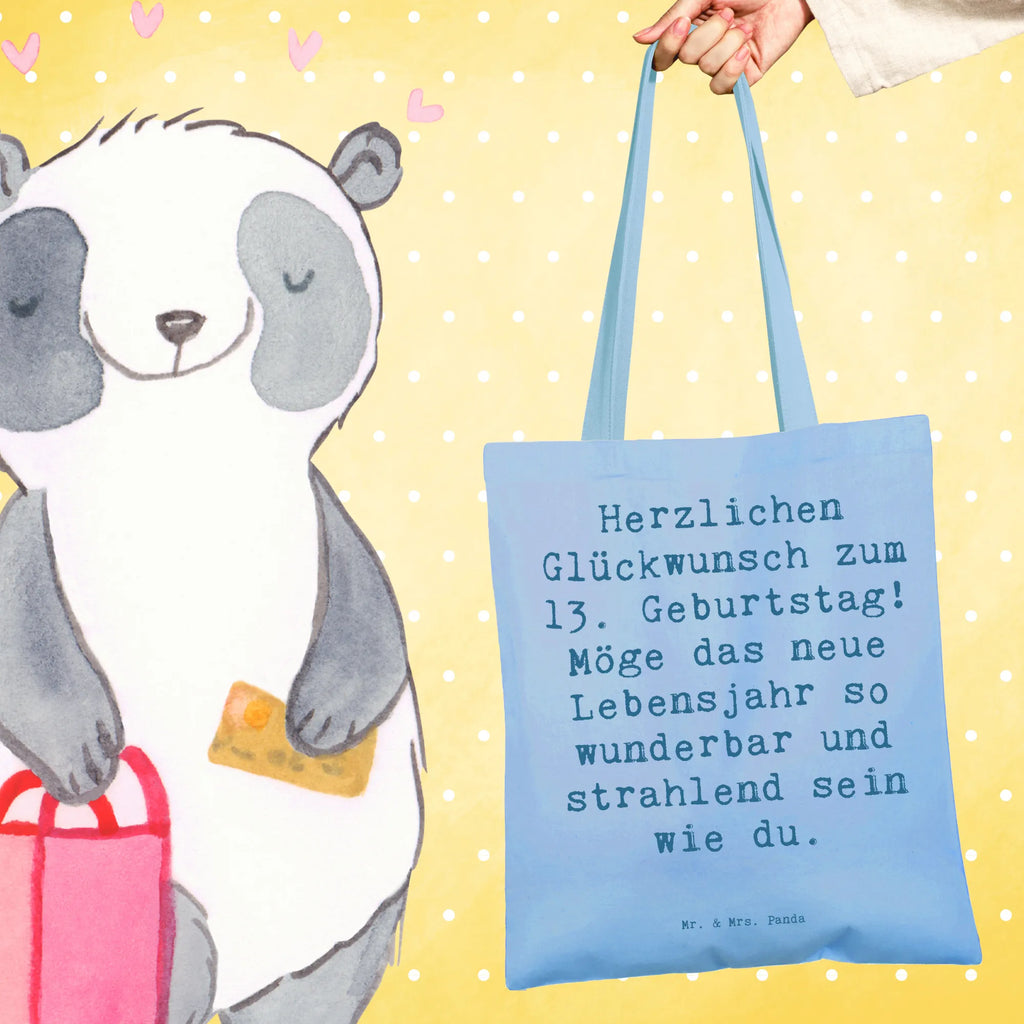Tragetasche Spruch 13. Geburtstag Schultertasche, Einkaufstasche, Beuteltasche, Shopper, Laptoptasche, Umhängetasche, Strandtasche, Beutel, Stoffbeutel, Jutetasche, Tasche, Badetasche, Tragetasche, Einkaufstüte, Stofftasche, Jutebeutel, Geburtstag, Geburtstagsgeschenk, Geschenk