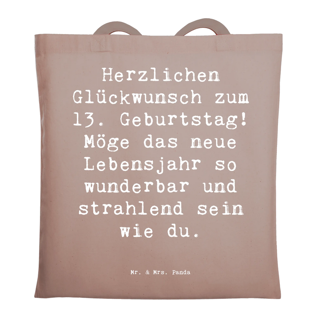 Tragetasche Spruch 13. Geburtstag Schultertasche, Einkaufstasche, Beuteltasche, Shopper, Laptoptasche, Umhängetasche, Strandtasche, Beutel, Stoffbeutel, Jutetasche, Tasche, Badetasche, Tragetasche, Einkaufstüte, Stofftasche, Jutebeutel, Geburtstag, Geburtstagsgeschenk, Geschenk