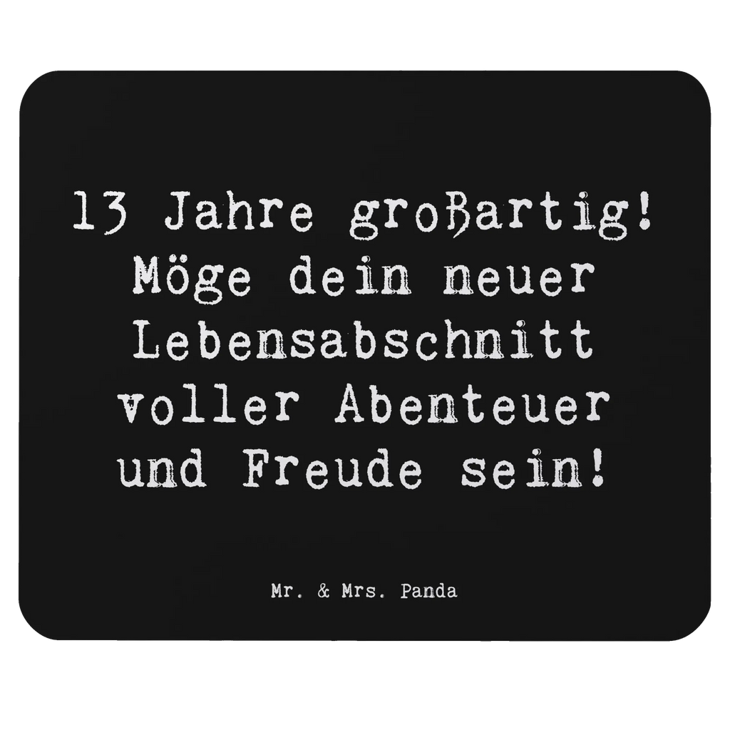 Mauspad Spruch 13. Geburtstag Freude Arbeitszimmer, Mausunterlage, Designer Mauspad, PC Zubehör, Einzigartiges Mauspad, Büroausstattung, Mauspad, Computer zubehör, Mousepad, Mauspad Büro, Geburtstag, Geburtstagsgeschenk, Geschenk
