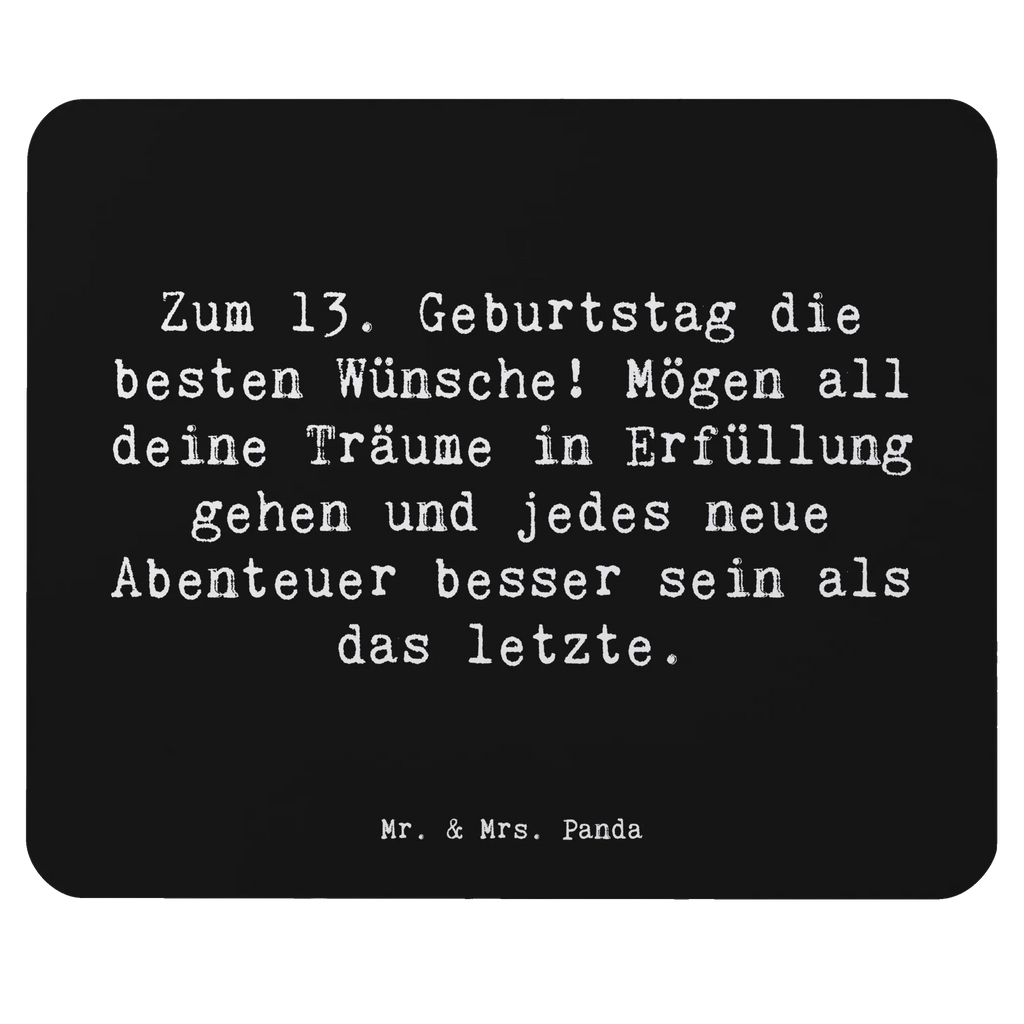 Mauspad Spruch 13. Geburtstag Wünsche Mauspad Büro, PC Zubehör, Mauspad, Mausunterlage, Einzigartiges Mauspad, Computer zubehör, Arbeitszimmer, Designer Mauspad, Büroausstattung, Mousepad, Geburtstag, Geburtstagsgeschenk, Geschenk