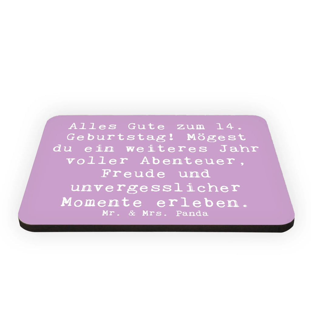Magnet Spruch 14. Geburtstag Souvenir Magnet, Motivmagnete, Whiteboard Magnet, Notiz Magnet, Dekomagnet, Kühlschrankmagnet, Pinnwandmagnet, Kühlschrank Dekoration, Geburtstag, Geburtstagsgeschenk, Geschenk