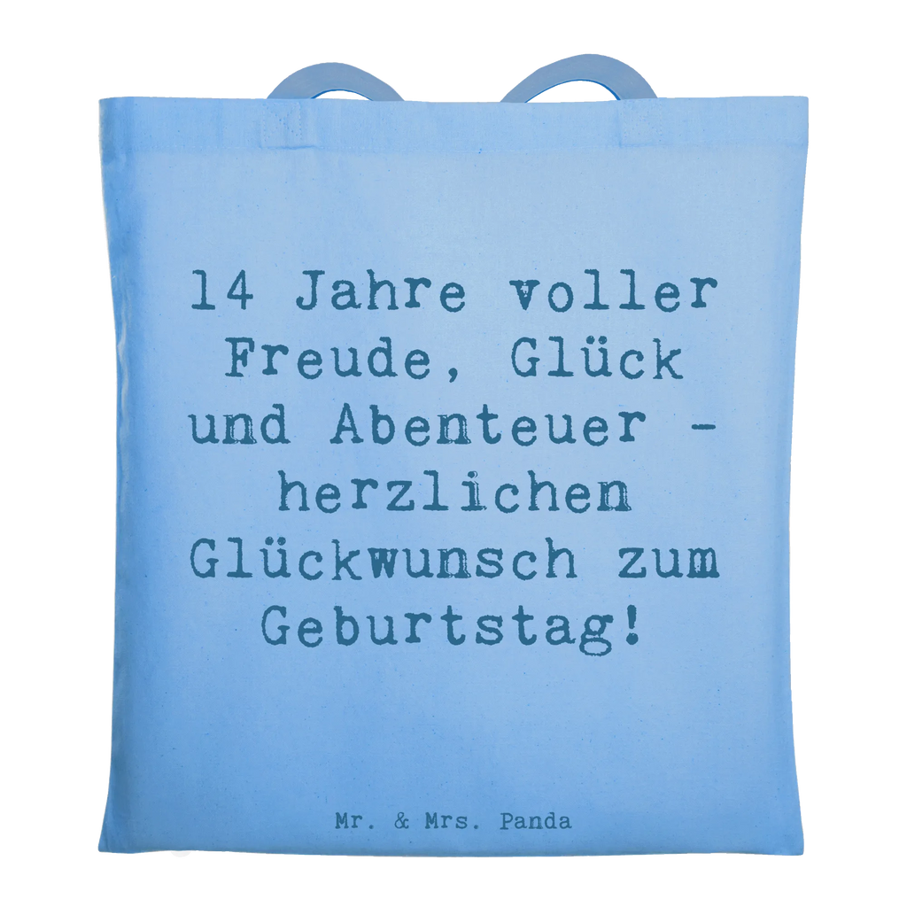Tragetasche Spruch 14. Geburtstag Freude Beutel, Tragetasche, Beuteltasche, Jutebeutel, Stoffbeutel, Einkaufstüte, Schultertasche, Badetasche, Einkaufstasche, Tasche, Jutetasche, Laptoptasche, Strandtasche, Stofftasche, Umhängetasche, Shopper, Geburtstag, Geburtstagsgeschenk, Geschenk