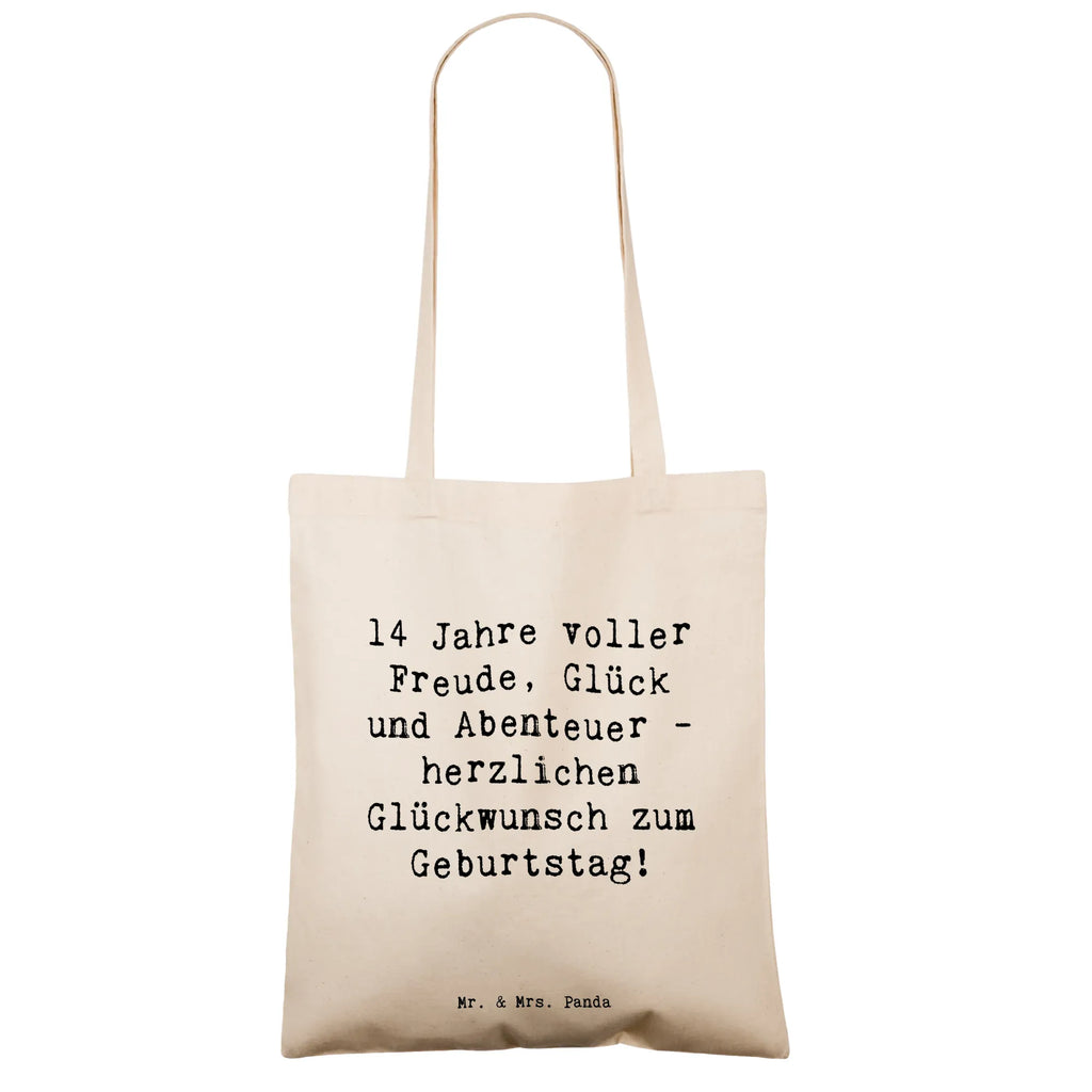 Tragetasche Spruch 14. Geburtstag Freude Beutel, Tragetasche, Beuteltasche, Jutebeutel, Stoffbeutel, Einkaufstüte, Schultertasche, Badetasche, Einkaufstasche, Tasche, Jutetasche, Laptoptasche, Strandtasche, Stofftasche, Umhängetasche, Shopper, Geburtstag, Geburtstagsgeschenk, Geschenk
