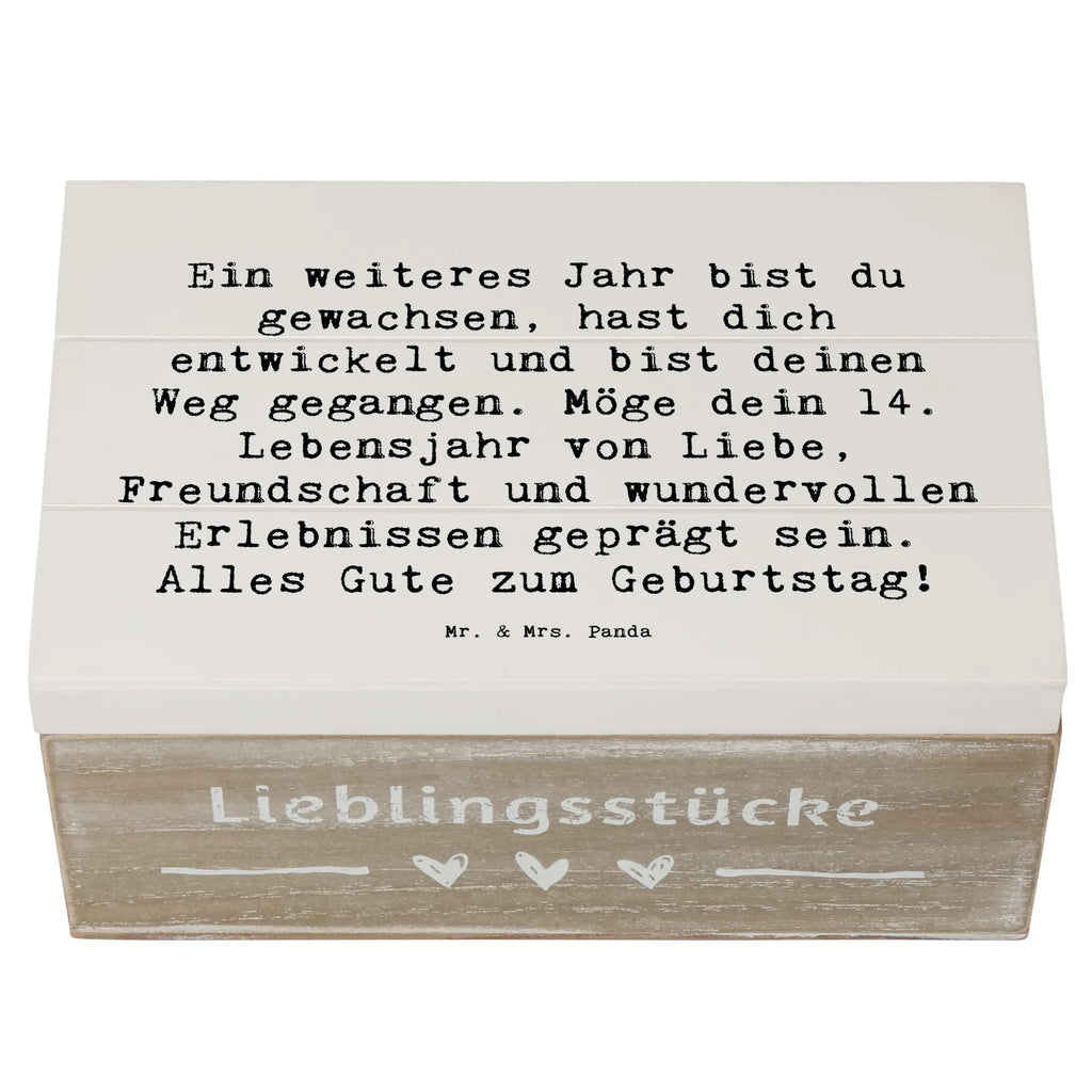 Holzkiste Spruch 14. Geburtstag Erinnerungsbox, Holzkiste, Geschenkdose, Schatzkiste, Schatulle, XXL, Truhe, Dekokiste, Aufbewahrungsbox, Erinnerungskiste, Kiste, Geschenkbox, Geburtstag, Geburtstagsgeschenk, Geschenk