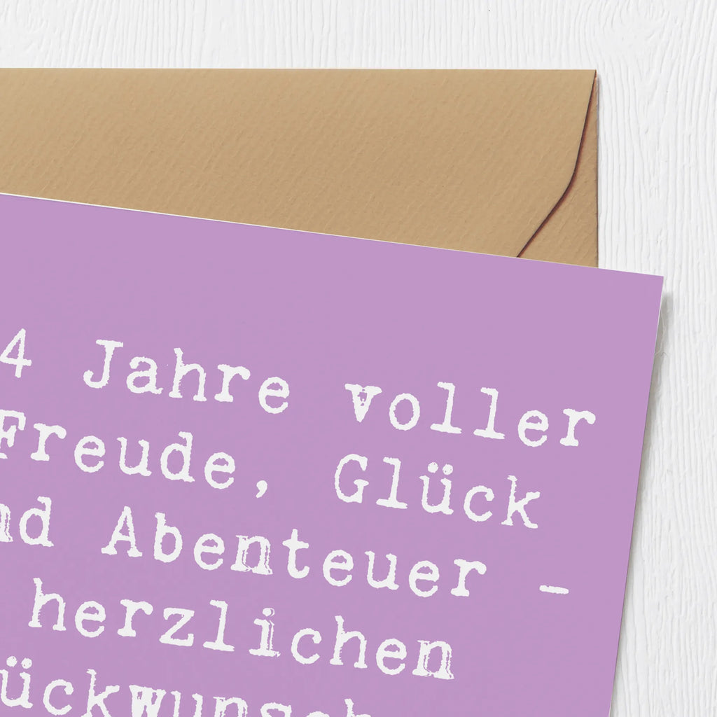 Deluxe Karte Spruch 14. Geburtstag Freude Einladungskarte, Karte, Geburtstagskarte, Hochwertige Klappkarte, Klappkarte, Hochwertige Grußkarte, Grußkarte, Glückwunschkarte, Hochzeitskarte, Geburtstag, Geburtstagsgeschenk, Geschenk
