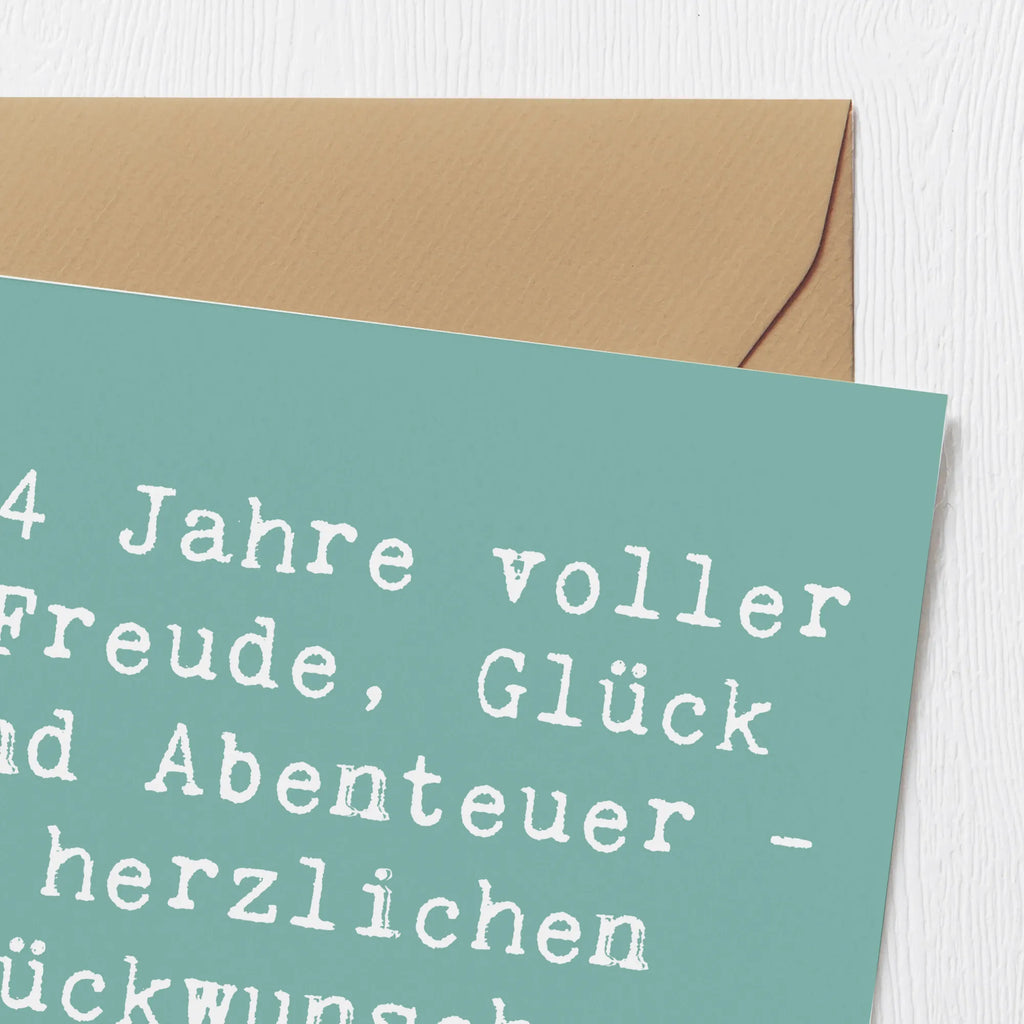 Deluxe Karte Spruch 14. Geburtstag Freude Einladungskarte, Karte, Geburtstagskarte, Hochwertige Klappkarte, Klappkarte, Hochwertige Grußkarte, Grußkarte, Glückwunschkarte, Hochzeitskarte, Geburtstag, Geburtstagsgeschenk, Geschenk