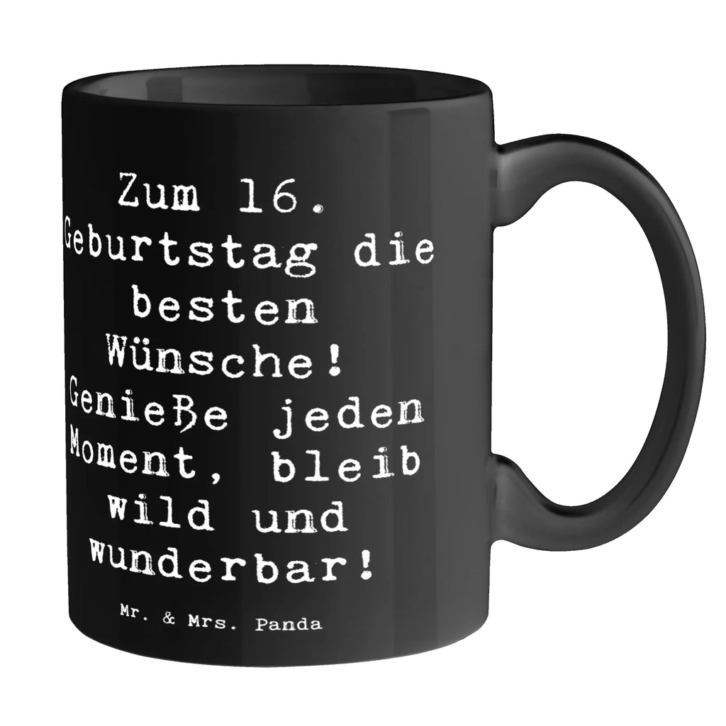 Tasse Spruch 16. Geburtstag Glück Kaffeetasse, Tasse mit Motiven, Tasse mit Zitaten, Porzellantasse, Keramiktasse, Tasse, Geschenktasse, Teetasse, Bürotasse, Geburtstag, Geburtstagsgeschenk, Geschenk