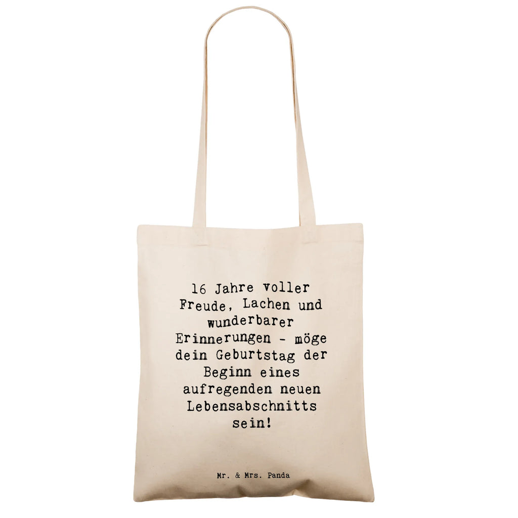Tote bag Saying 16 Jahre voller Freude, Lachen und wunderbarer Erinnerungen - möge dein Geburtstag der Beginn eines aufregenden neuen Lebensabschnitts sein! canvas tasche, Jutetasche, campus tasche, umhängebeutel, Einkaufstasche, Uni Tasche, stofftasche baumwolle, baumwoll shopper, universaltasche, festival tasche, Unitasche, Henkeltasche, Shopping Tasche, Büchertasche, Shopper, Baumwolltasche, Einkaufstüte, Stoff-Tragetasche, schultertasche baumwolle, Schultertasche, schulterbeutel, stoff shopper, festivaltasche, Tote Bag, Jutebeutel, tragetasche baumwolle, Schulbeutel, Tragetasche, beutel baumwolle, studententasche, Freizeittasche, textiltasche, textilbeutel, Tüte, Strandtasche, Laptoptasche, henkeltasche baumwolle, dokumententasche, einkaufsshopper, Stofftasche, Beutel, umhängetasche baumwolle, Baumwoll-Tragetasche, tasche baumwolle, Alltagstasche, Schultasche, totebag, Baumwoll-Shopper, einkaufstasche baumwolle, Umhängetasche, Stoffbeutel, Tasche, Baumwollbeutel, Einkaufsbeutel, tragbeutel, freizeitbeutel, Geburtstag, Geschenk, Geburtstagsgeschenk