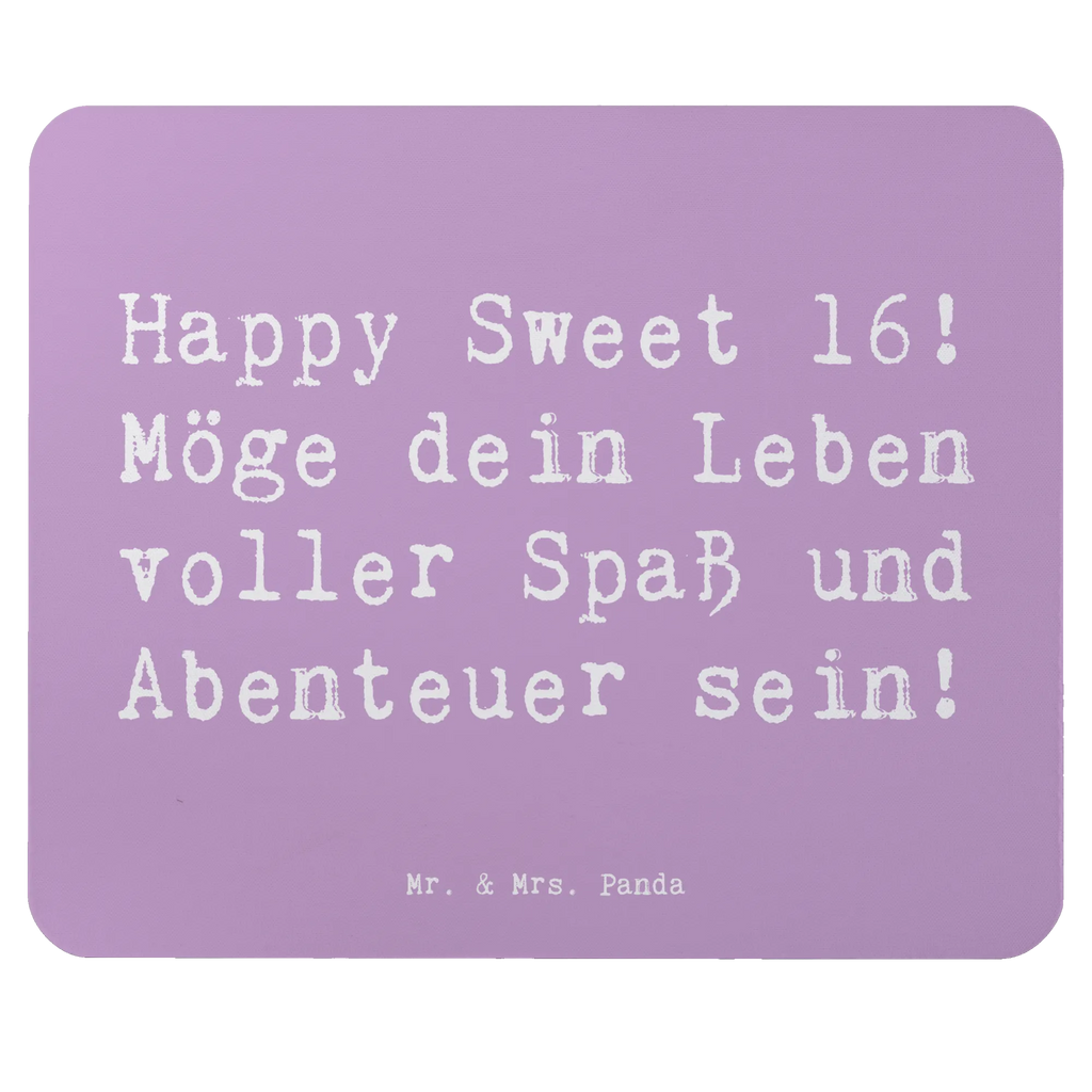 Mouse mat Saying Happy Sweet 16! Möge dein Leben voller Spaß und Abenteuer sein! Büroausstattung, Mausunterlage, Computer zubehör, PC Zubehör, Mauspad Büro, Mousepad, Designer Mauspad, Arbeitszimmer, Mauspad, Einzigartiges Mauspad, Geburtstag, Geburtstagsgeschenk, Geschenk