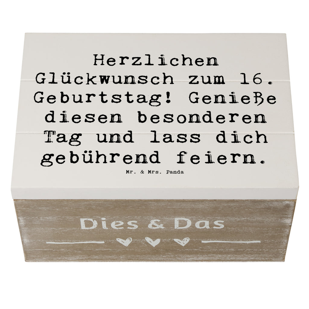 Holzkiste Spruch 16. Geburtstag Schatulle, Dekokiste, Holzkiste, Kiste, XXL, Geschenkdose, Erinnerungskiste, Erinnerungsbox, Truhe, Schatzkiste, Geschenkbox, Aufbewahrungsbox, Geburtstag, Geburtstagsgeschenk, Geschenk