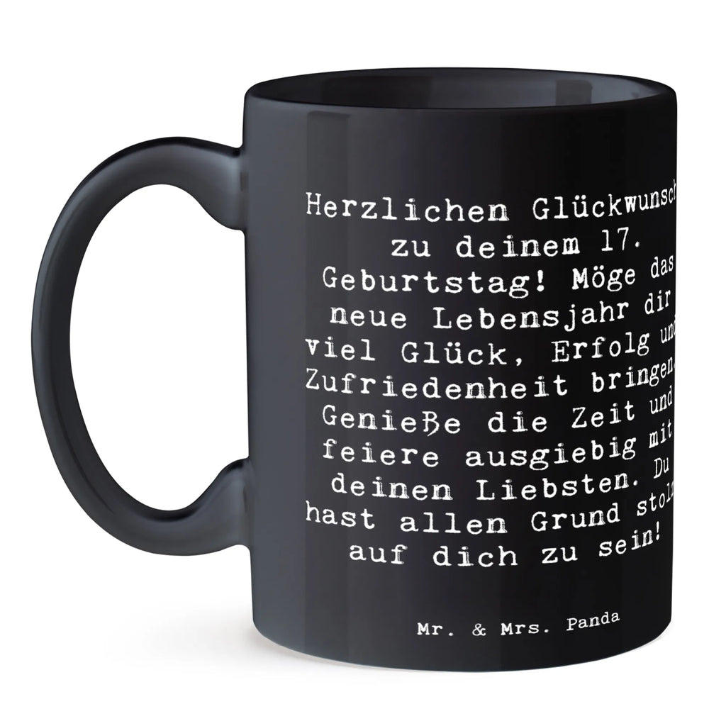Tasse Spruch 17. Geburtstag Tasse mit Motiven, Teetasse, Tasse, Bürotasse, Porzellantasse, Kaffeetasse, Geschenktasse, Tasse mit Zitaten, Keramiktasse, Geburtstag, Geburtstagsgeschenk, Geschenk