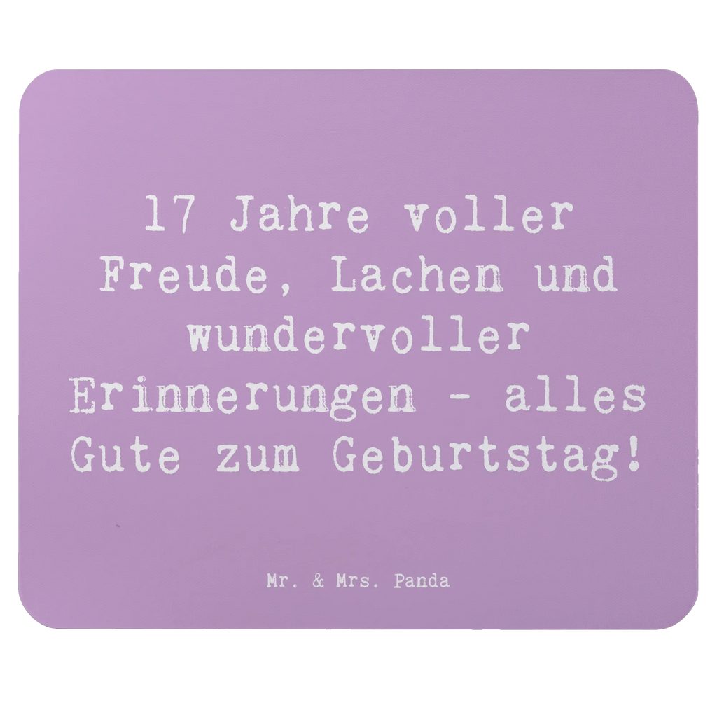 Mouse mat Saying 17 Jahre voller Freude, Lachen und wundervoller Erinnerungen - alles Gute zum Geburtstag! Büroausstattung, Mausunterlage, Einzigartiges Mauspad, Mauspad, Mousepad, Computer zubehör, Designer Mauspad, Arbeitszimmer, PC Zubehör, Mauspad Büro, Geburtstag, Geburtstagsgeschenk, Geschenk