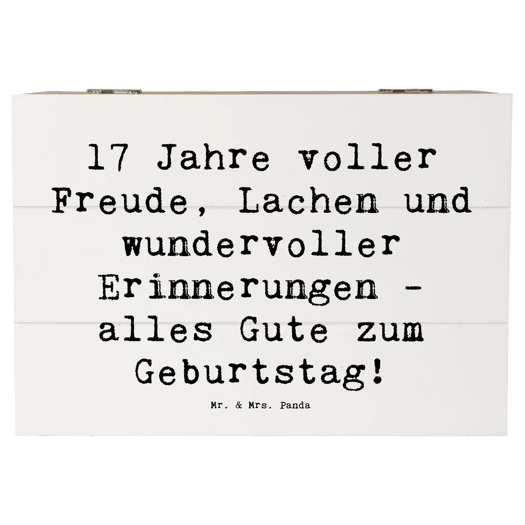 Holzkiste Spruch 17. Geburtstag Freude Geschenkdose, Geschenkbox, Schatzkiste, Kiste, XXL, Dekokiste, Truhe, Schatulle, Erinnerungsbox, Holzkiste, Aufbewahrungsbox, Erinnerungskiste, Geburtstag, Geburtstagsgeschenk, Geschenk
