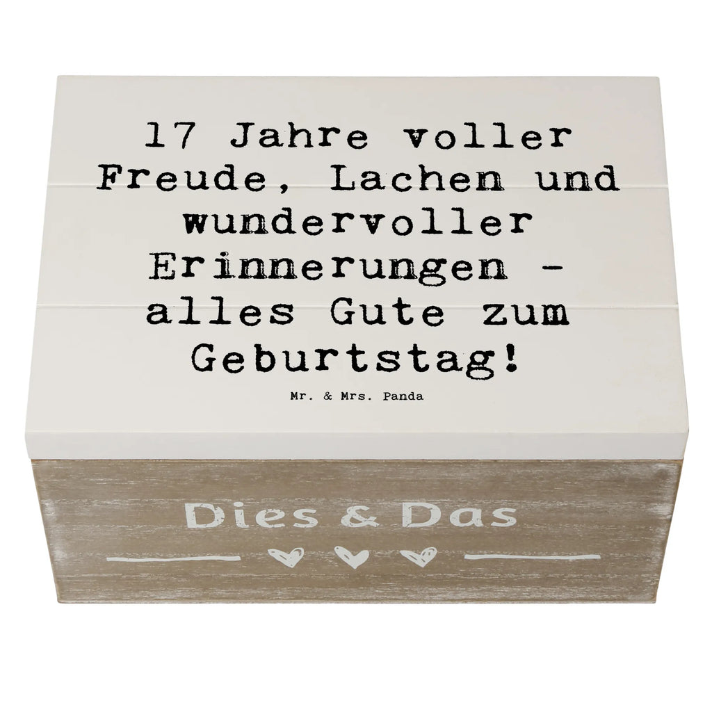 Holzkiste Spruch 17. Geburtstag Freude Geschenkdose, Geschenkbox, Schatzkiste, Kiste, XXL, Dekokiste, Truhe, Schatulle, Erinnerungsbox, Holzkiste, Aufbewahrungsbox, Erinnerungskiste, Geburtstag, Geburtstagsgeschenk, Geschenk