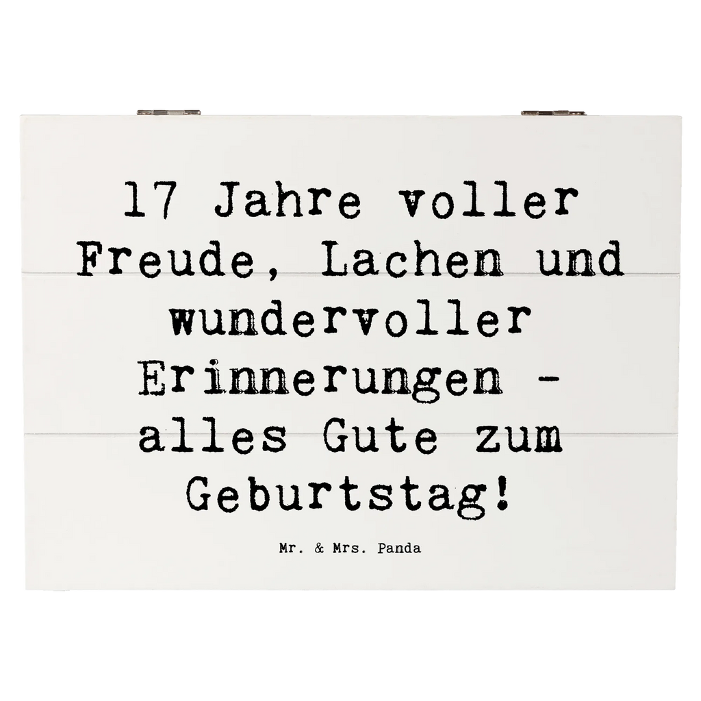 Holzkiste Spruch 17. Geburtstag Freude Geschenkdose, Geschenkbox, Schatzkiste, Kiste, XXL, Dekokiste, Truhe, Schatulle, Erinnerungsbox, Holzkiste, Aufbewahrungsbox, Erinnerungskiste, Geburtstag, Geburtstagsgeschenk, Geschenk