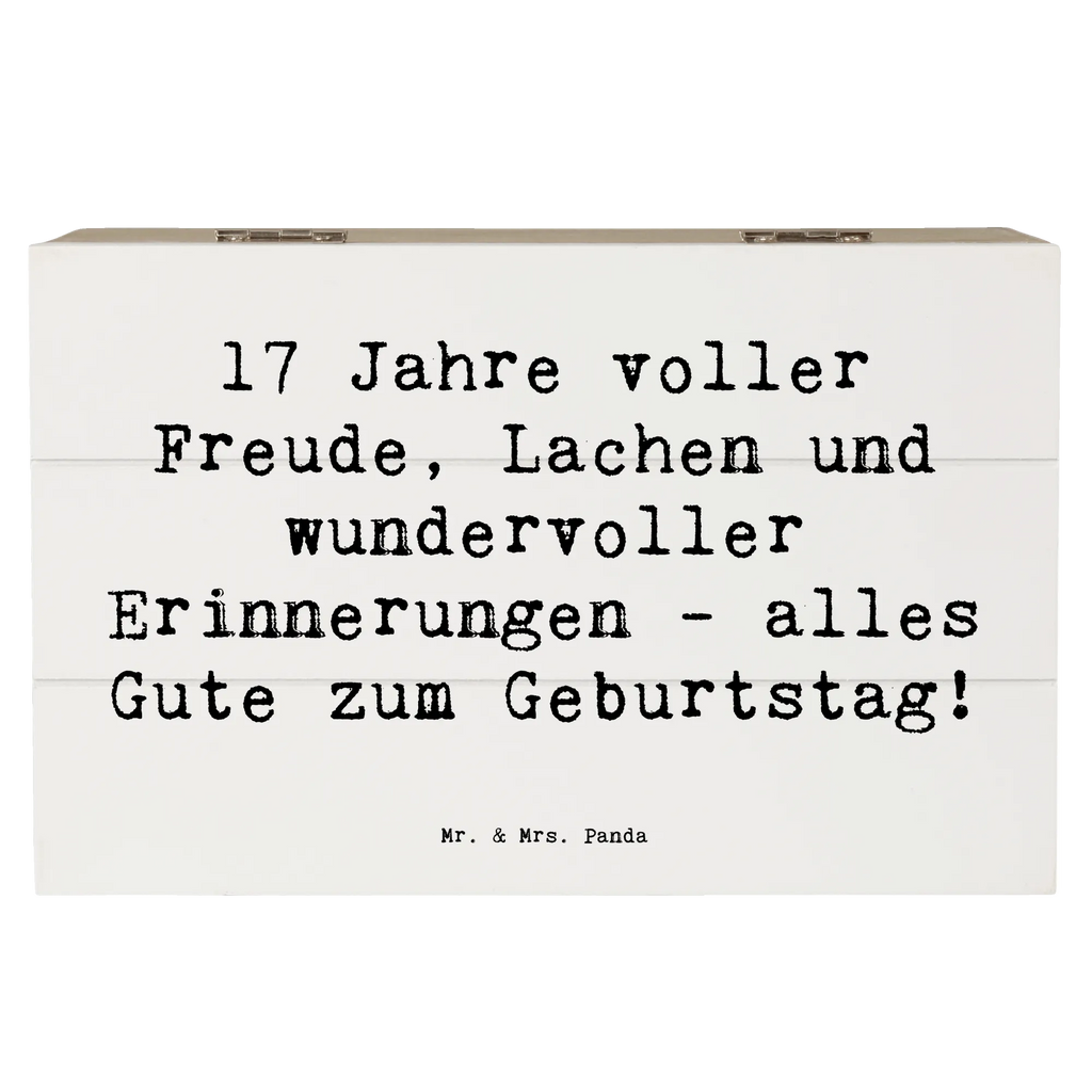 Holzkiste Spruch 17. Geburtstag Freude Geschenkdose, Geschenkbox, Schatzkiste, Kiste, XXL, Dekokiste, Truhe, Schatulle, Erinnerungsbox, Holzkiste, Aufbewahrungsbox, Erinnerungskiste, Geburtstag, Geburtstagsgeschenk, Geschenk