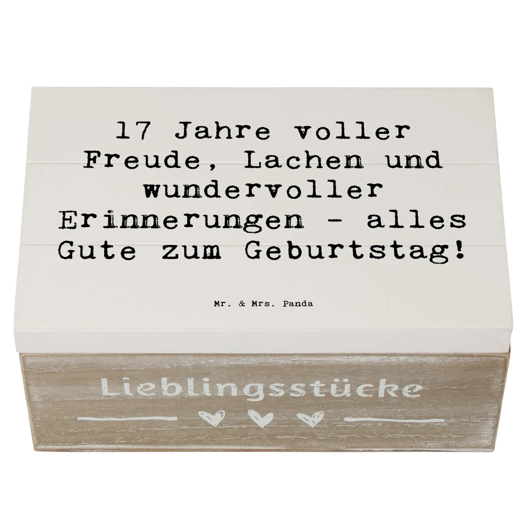Holzkiste Spruch 17. Geburtstag Freude Geschenkdose, Geschenkbox, Schatzkiste, Kiste, XXL, Dekokiste, Truhe, Schatulle, Erinnerungsbox, Holzkiste, Aufbewahrungsbox, Erinnerungskiste, Geburtstag, Geburtstagsgeschenk, Geschenk