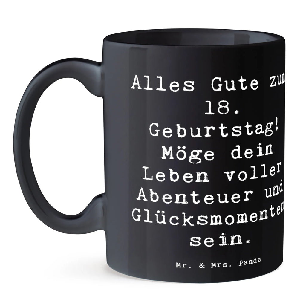 Tasse Spruch 18. Geburtstag Tasse mit Motiven, Porzellantasse, Tasse, Tasse mit Zitaten, Geschenktasse, Keramiktasse, Kaffeetasse, Teetasse, Bürotasse, Geburtstag, Geburtstagsgeschenk, Geschenk