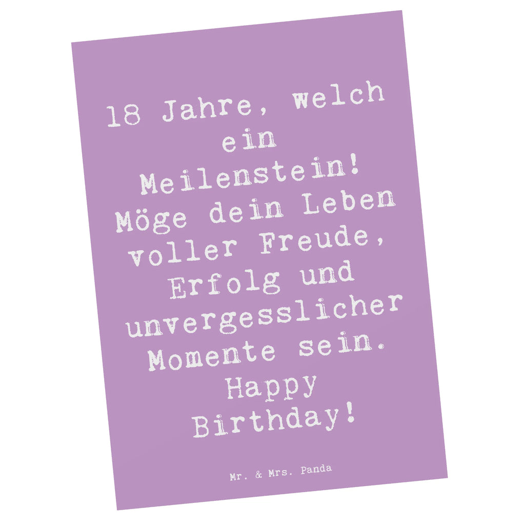 Postkarte Spruch 18. Geburtstag Meilenstein Dankeskarte, Einladungskarten Geburtstag, Einladungskarte, Ansichtskarten, Ansichtskarte, Karte, Geschenkkarte, Postkarte, Grußkarte, Geburtstagskarte, Einladung, Einladung Geburtstag, Geburtstag, Geburtstagsgeschenk, Geschenk