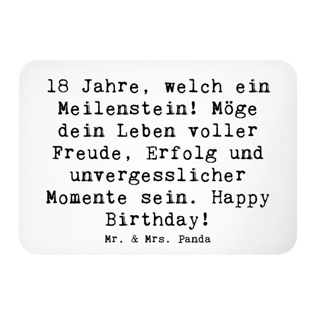 Magnet Spruch 18. Geburtstag Meilenstein Whiteboard Magnet, Pinnwandmagnet, Notiz Magnet, Kühlschrank Dekoration, Kühlschrankmagnet, Souvenir Magnet, Dekomagnet, Motivmagnete, Geburtstag, Geburtstagsgeschenk, Geschenk