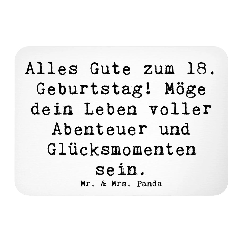 Magnet Spruch 18. Geburtstag Motivmagnete, Souvenir Magnet, Whiteboard Magnet, Dekomagnet, Pinnwandmagnet, Kühlschrankmagnet, Notiz Magnet, Kühlschrank Dekoration, Geburtstag, Geburtstagsgeschenk, Geschenk