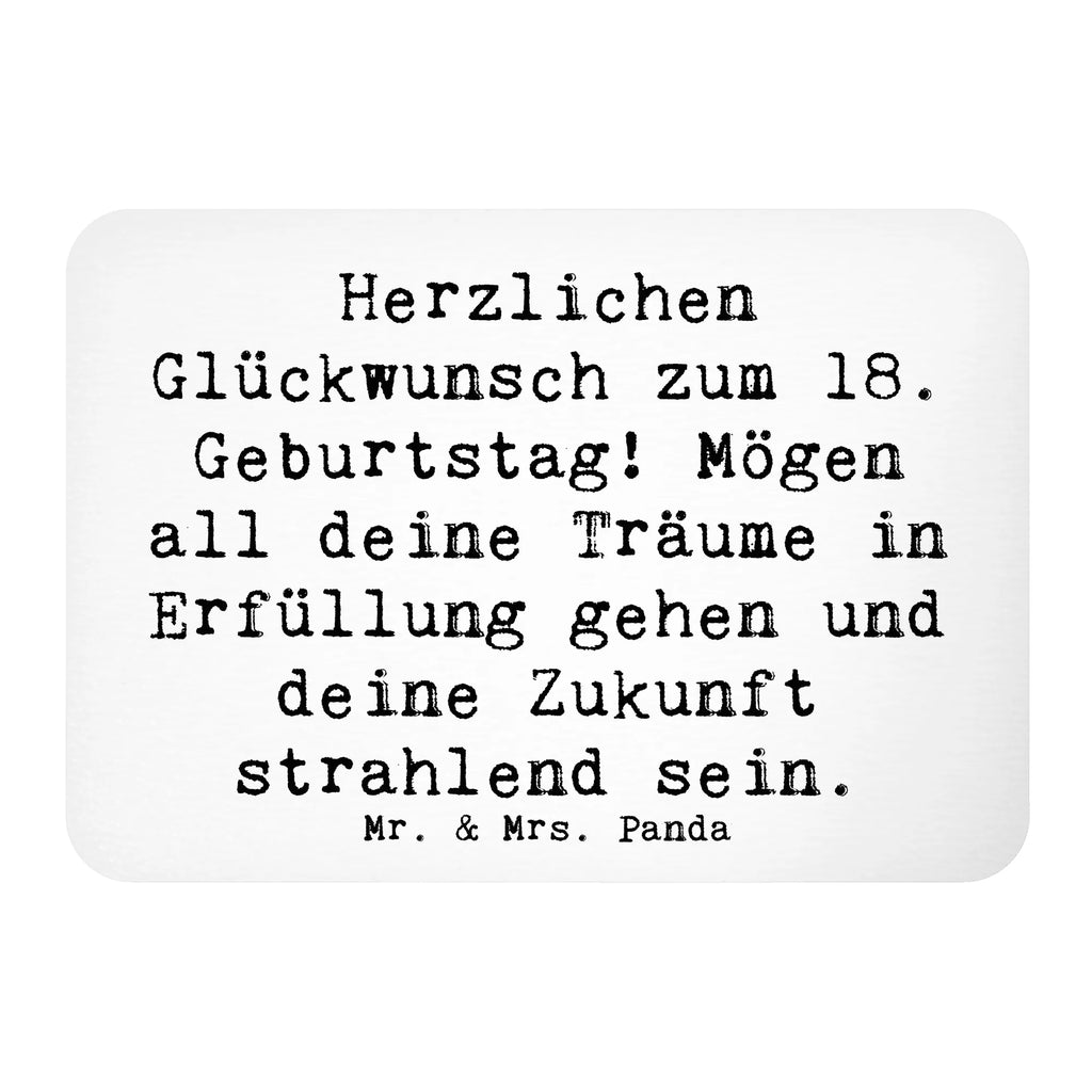 Magnet Spruch 18. Geburtstag Glückwunsch Dekomagnet, Kühlschrank Dekoration, Souvenir Magnet, Pinnwandmagnet, Whiteboard Magnet, Notiz Magnet, Motivmagnete, Kühlschrankmagnet, Geburtstag, Geburtstagsgeschenk, Geschenk