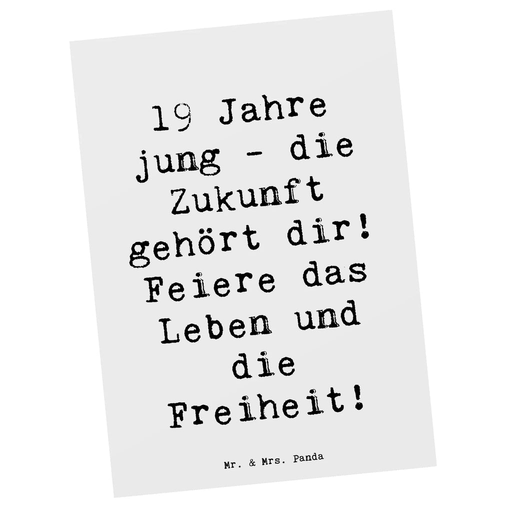 Postkarte Spruch 19. Geburtstag Geburtstagskarte, Grußkarte, Karte, Einladung, Ansichtskarte, Dankeskarte, Ansichtskarten, Einladung Geburtstag, Geschenkkarte, Postkarte, Einladungskarten Geburtstag, Einladungskarte, Geburtstag, Geburtstagsgeschenk, Geschenk