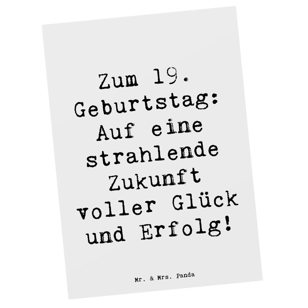 Postkarte Spruch 19. Geburtstag Zukunft Geschenkkarte, Einladung Geburtstag, Einladungskarten Geburtstag, Dankeskarte, Karte, Ansichtskarten, Postkarte, Geburtstagskarte, Einladungskarte, Grußkarte, Einladung, Ansichtskarte, Geburtstag, Geburtstagsgeschenk, Geschenk