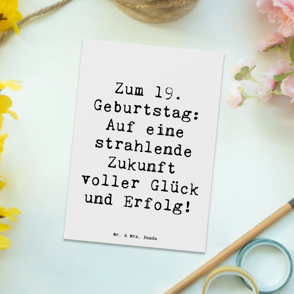 Postkarte Spruch 19. Geburtstag Zukunft Geschenkkarte, Einladung Geburtstag, Einladungskarten Geburtstag, Dankeskarte, Karte, Ansichtskarten, Postkarte, Geburtstagskarte, Einladungskarte, Grußkarte, Einladung, Ansichtskarte, Geburtstag, Geburtstagsgeschenk, Geschenk