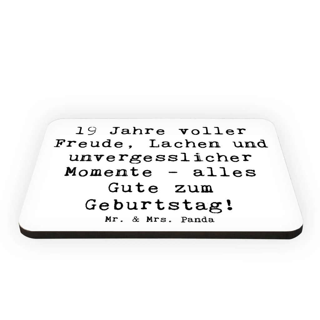 Magnet Spruch 19. Geburtstag Freude Kühlschrankmagnet, Souvenir Magnet, Dekomagnet, Whiteboard Magnet, Notiz Magnet, Motivmagnete, Pinnwandmagnet, Kühlschrank Dekoration, Geburtstag, Geburtstagsgeschenk, Geschenk