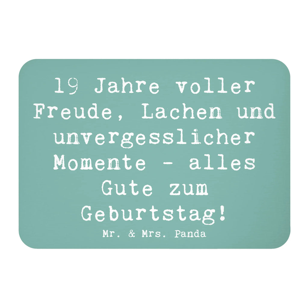 Magnet Spruch 19. Geburtstag Freude Kühlschrankmagnet, Souvenir Magnet, Dekomagnet, Whiteboard Magnet, Notiz Magnet, Motivmagnete, Pinnwandmagnet, Kühlschrank Dekoration, Geburtstag, Geburtstagsgeschenk, Geschenk