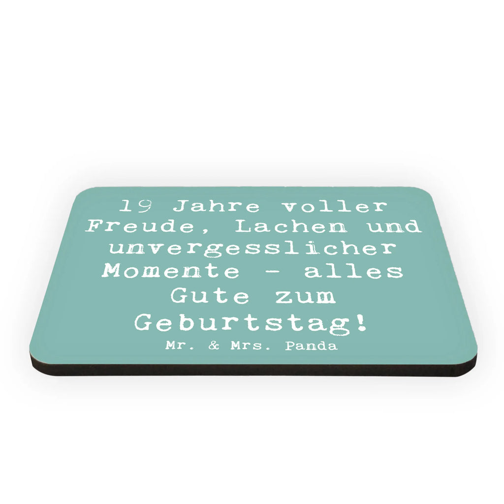 Magnet Spruch 19. Geburtstag Freude Kühlschrankmagnet, Souvenir Magnet, Dekomagnet, Whiteboard Magnet, Notiz Magnet, Motivmagnete, Pinnwandmagnet, Kühlschrank Dekoration, Geburtstag, Geburtstagsgeschenk, Geschenk