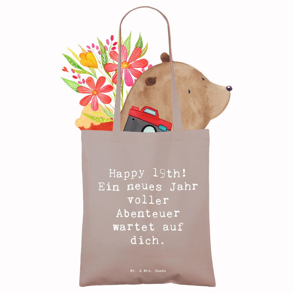 Tragetasche Spruch 19. Geburtstag Abenteuer Beutel, Jutebeutel, Einkaufstasche, Schultertasche, Badetasche, Stoffbeutel, Umhängetasche, Stofftasche, Shopper, Tragetasche, Tasche, Jutetasche, Einkaufstüte, Laptoptasche, Strandtasche, Beuteltasche, Geburtstag, Geburtstagsgeschenk, Geschenk