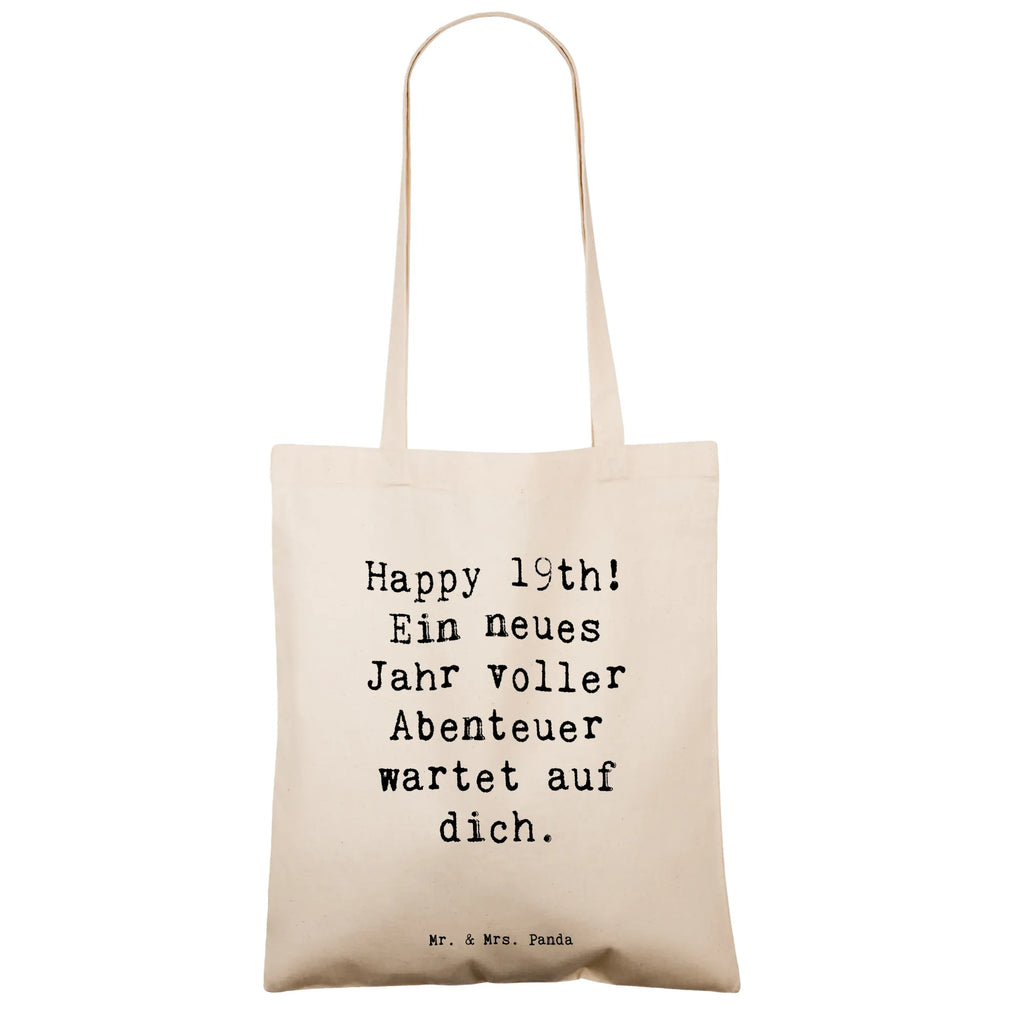 Tragetasche Spruch 19. Geburtstag Abenteuer Beutel, Jutebeutel, Einkaufstasche, Schultertasche, Badetasche, Stoffbeutel, Umhängetasche, Stofftasche, Shopper, Tragetasche, Tasche, Jutetasche, Einkaufstüte, Laptoptasche, Strandtasche, Beuteltasche, Geburtstag, Geburtstagsgeschenk, Geschenk