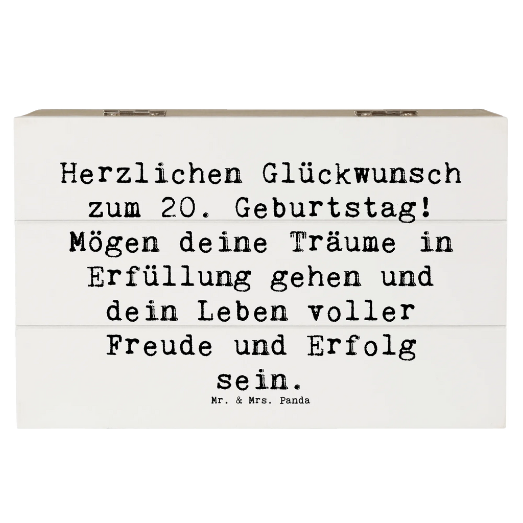 Holzkiste Spruch 20. Geburtstag Schatulle, Geschenkbox, Erinnerungskiste, Erinnerungsbox, Holzkiste, Truhe, Aufbewahrungsbox, Schatzkiste, XXL, Dekokiste, Kiste, Geschenkdose, Geburtstag, Geburtstagsgeschenk, Geschenk