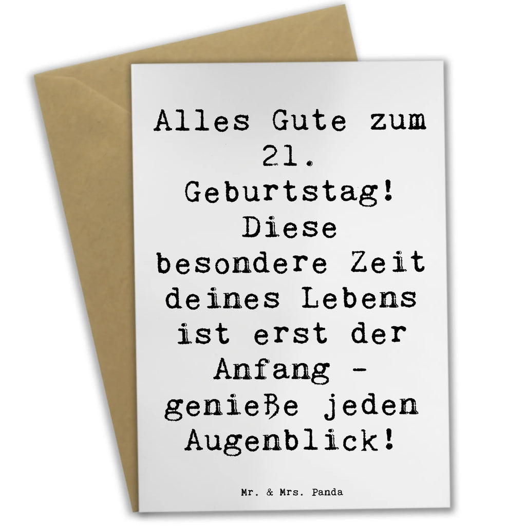 Grußkarte Spruch 21. Geburtstag Freude Glückwunschkarte, Karte, Ansichtskarten, Klappkarte, Grußkarte, Einladungskarte, Geburtstagskarte, Hochzeitskarte, Geburtstag, Geburtstagsgeschenk, Geschenk