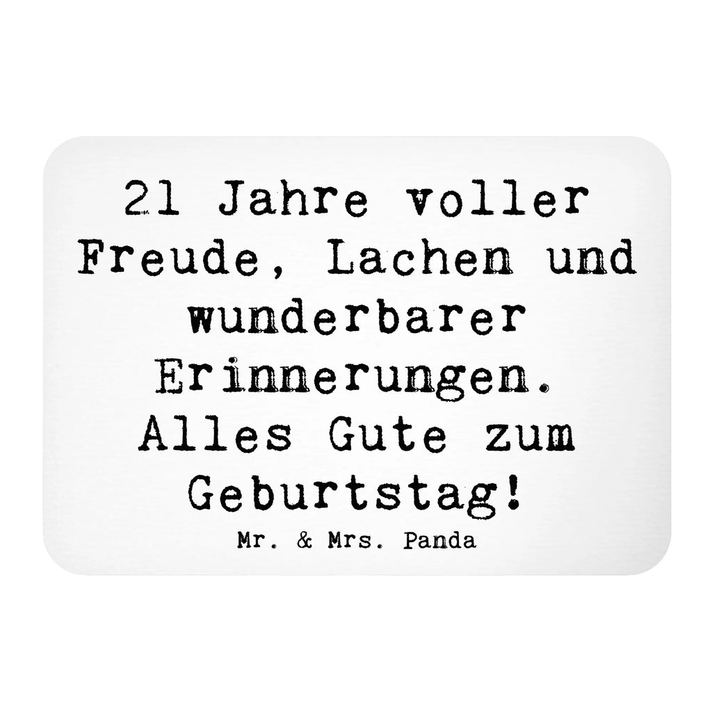 Magnet Saying 21 Jahre voller Freude, Lachen und wunderbarer Erinnerungen. Alles Gute zum Geburtstag! Kühlschrank Dekoration, Kühlschrankmagnet, Whiteboard Magnet, Pinnwandmagnet, Notiz Magnet, Motivmagnete, Dekomagnet, Souvenir Magnet, Geburtstag, Geburtstagsgeschenk, Geschenk