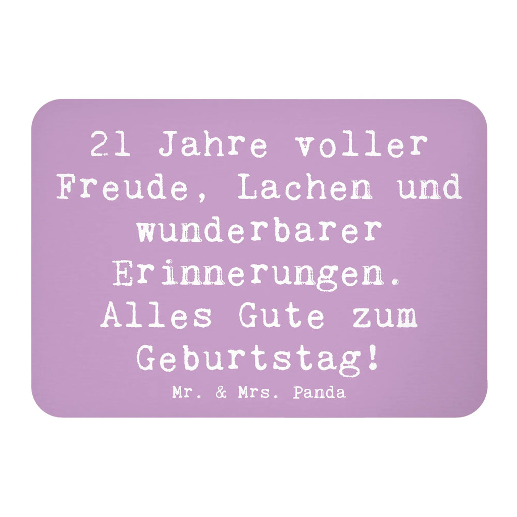 Magnet Saying 21 Jahre voller Freude, Lachen und wunderbarer Erinnerungen. Alles Gute zum Geburtstag! Kühlschrank Dekoration, Kühlschrankmagnet, Whiteboard Magnet, Pinnwandmagnet, Notiz Magnet, Motivmagnete, Dekomagnet, Souvenir Magnet, Geburtstag, Geburtstagsgeschenk, Geschenk
