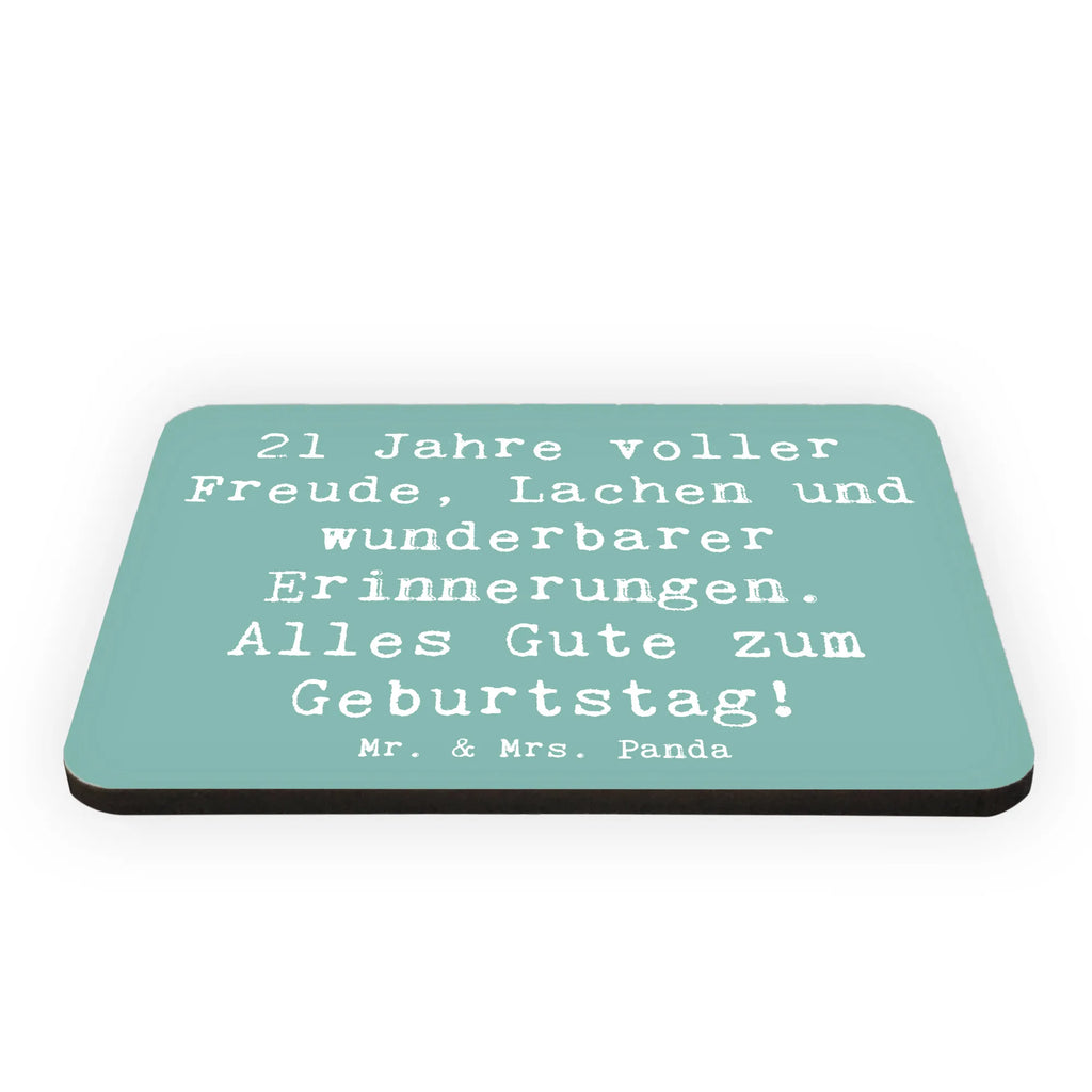Magnet Saying 21 Jahre voller Freude, Lachen und wunderbarer Erinnerungen. Alles Gute zum Geburtstag! Kühlschrank Dekoration, Kühlschrankmagnet, Whiteboard Magnet, Pinnwandmagnet, Notiz Magnet, Motivmagnete, Dekomagnet, Souvenir Magnet, Geburtstag, Geburtstagsgeschenk, Geschenk