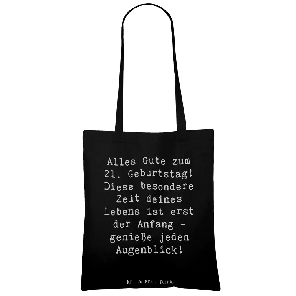 Tragetasche Spruch 21. Geburtstag Freude Beuteltasche, Beutel, Einkaufstasche, Jutebeutel, Stoffbeutel, Tasche, Shopper, Umhängetasche, Strandtasche, Schultertasche, Stofftasche, Tragetasche, Badetasche, Jutetasche, Einkaufstüte, Laptoptasche, Geburtstag, Geburtstagsgeschenk, Geschenk