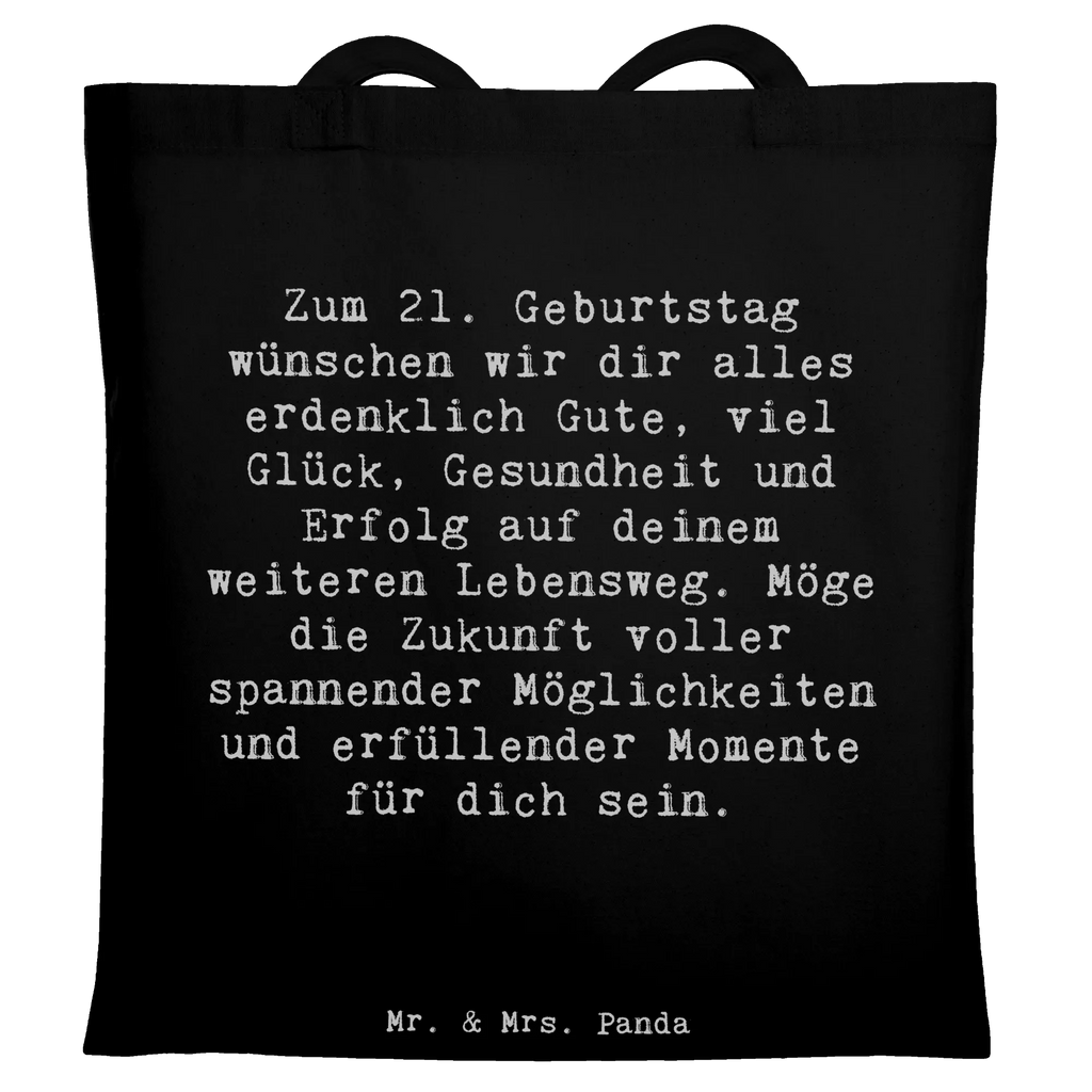 Tragetasche Spruch 21. Geburtstag Beuteltasche, Beutel, Einkaufstasche, Jutebeutel, Stoffbeutel, Tasche, Shopper, Umhängetasche, Strandtasche, Schultertasche, Stofftasche, Tragetasche, Badetasche, Jutetasche, Einkaufstüte, Laptoptasche, Geburtstag, Geburtstagsgeschenk, Geschenk
