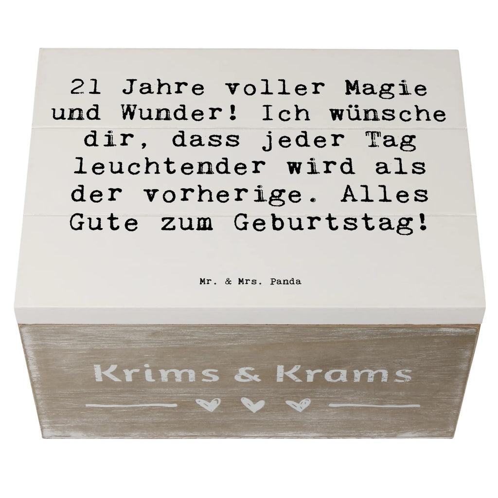 Holzkiste Spruch 21. Geburtstag Geschenkbox, Holzkiste, Schatzkiste, Aufbewahrungsbox, Schatulle, Truhe, Dekokiste, Erinnerungsbox, Erinnerungskiste, Geschenkdose, XXL, Kiste, Geburtstag, Geburtstagsgeschenk, Geschenk