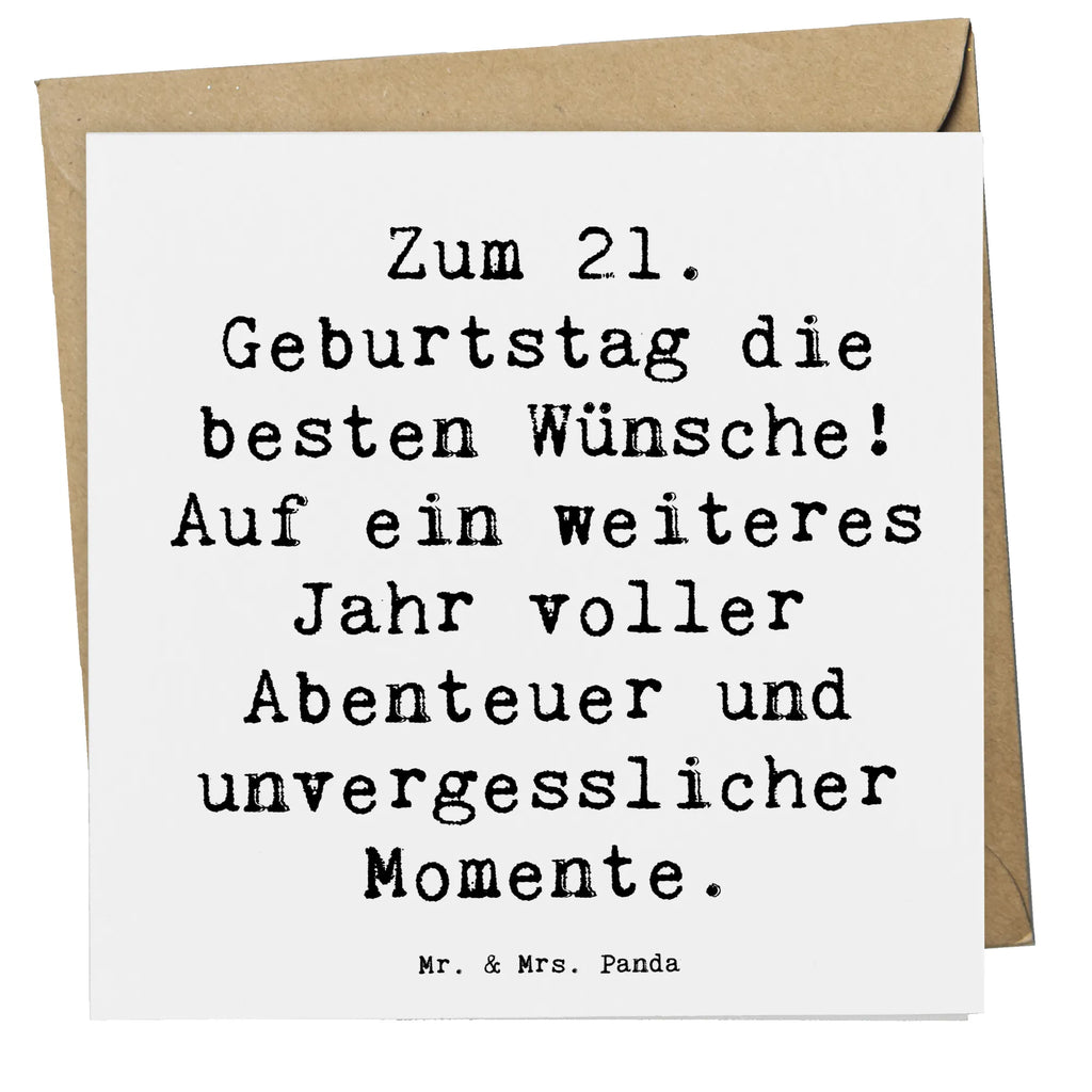 Deluxe Karte Spruch 21. Geburtstag Geburtstagskarte, Klappkarte, Hochwertige Klappkarte, Karte, Grußkarte, Hochwertige Grußkarte, Hochzeitskarte, Einladungskarte, Glückwunschkarte, Geburtstag, Geburtstagsgeschenk, Geschenk