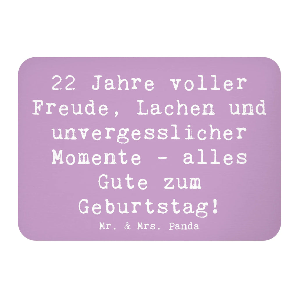 Magnet Spruch 22. Geburtstag Freude Pinnwandmagnet, Dekomagnet, Souvenir Magnet, Kühlschrank Dekoration, Notiz Magnet, Whiteboard Magnet, Kühlschrankmagnet, Motivmagnete, Geburtstag, Geburtstagsgeschenk, Geschenk