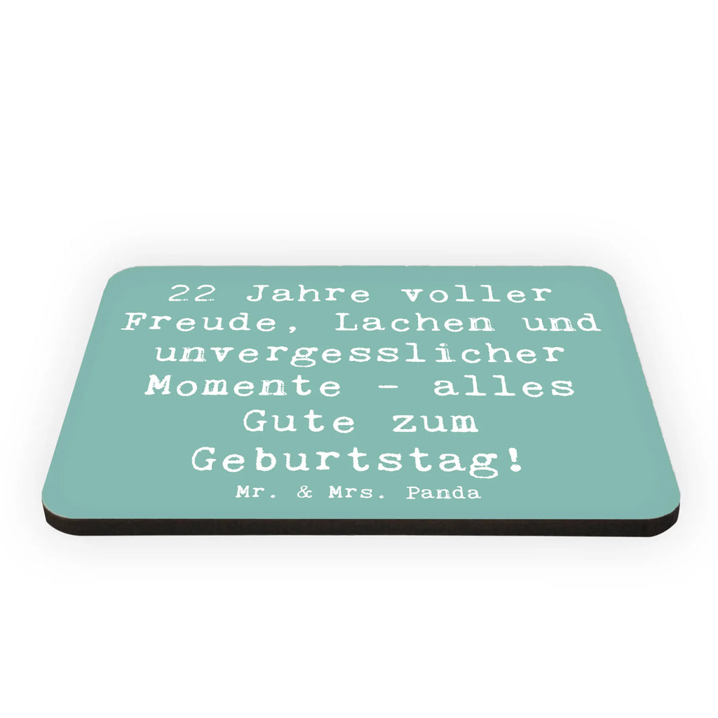 Magnet Spruch 22. Geburtstag Freude Pinnwandmagnet, Dekomagnet, Souvenir Magnet, Kühlschrank Dekoration, Notiz Magnet, Whiteboard Magnet, Kühlschrankmagnet, Motivmagnete, Geburtstag, Geburtstagsgeschenk, Geschenk