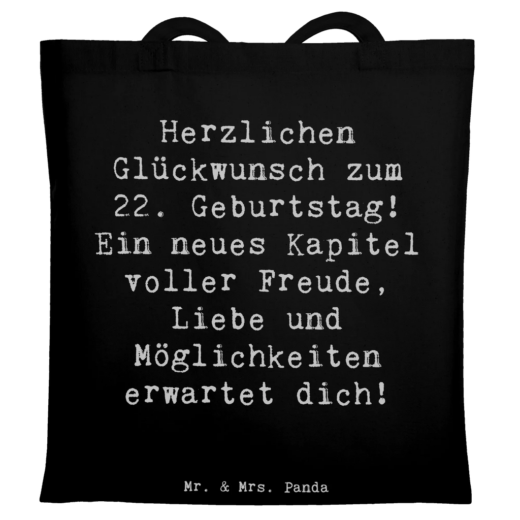 Tragetasche Spruch 22. Geburtstag Beuteltasche, Beutel, Einkaufstasche, Jutebeutel, Stoffbeutel, Tasche, Shopper, Umhängetasche, Strandtasche, Schultertasche, Stofftasche, Tragetasche, Badetasche, Jutetasche, Einkaufstüte, Laptoptasche, Geburtstag, Geburtstagsgeschenk, Geschenk