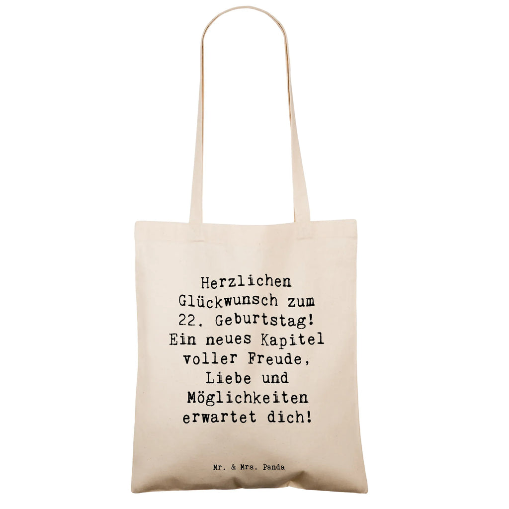 Tragetasche Spruch 22. Geburtstag Beuteltasche, Beutel, Einkaufstasche, Jutebeutel, Stoffbeutel, Tasche, Shopper, Umhängetasche, Strandtasche, Schultertasche, Stofftasche, Tragetasche, Badetasche, Jutetasche, Einkaufstüte, Laptoptasche, Geburtstag, Geburtstagsgeschenk, Geschenk