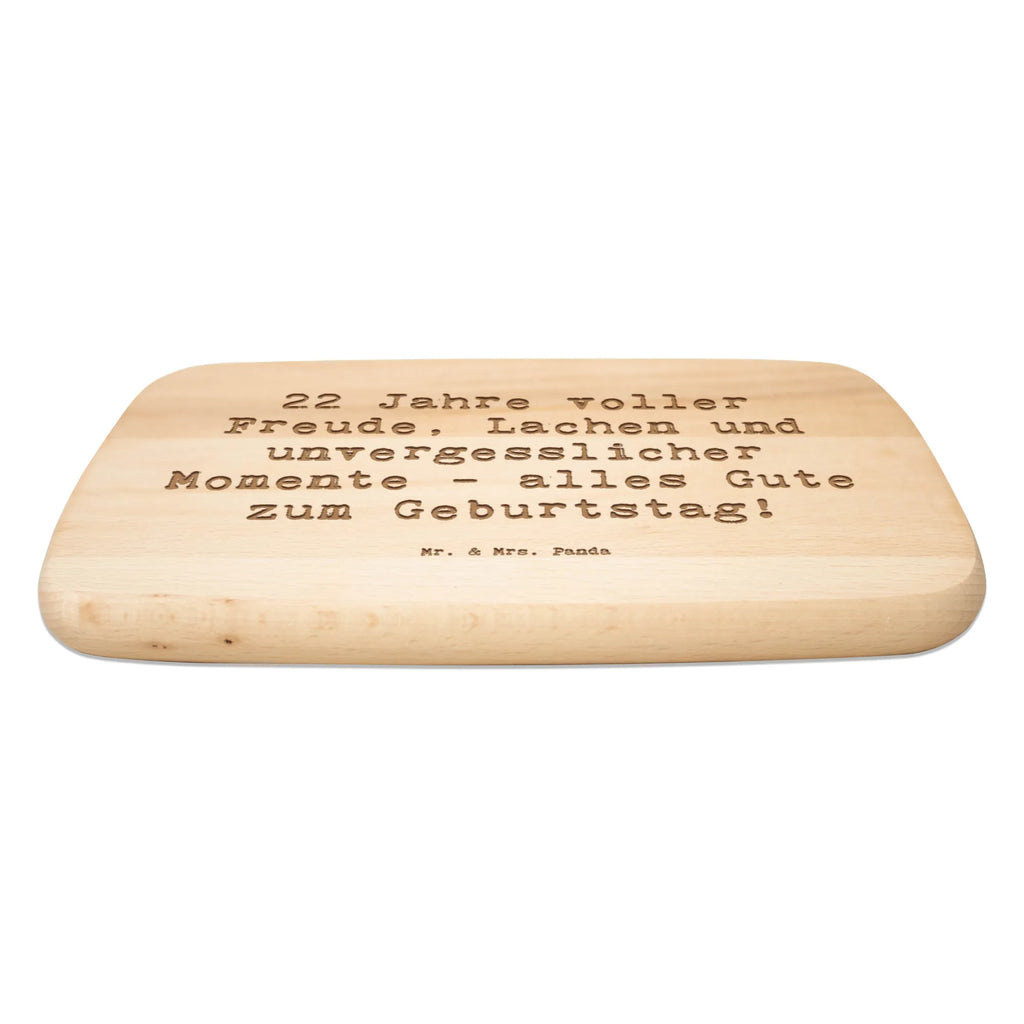 Holzbrett Spruch 22. Geburtstag Freude Schneidebrett, Frühstücksbrett, Küchenbrett, Frühstücksbrettchen, Holzbrett, Schneidebrett Holz, Geburtstag, Geburtstagsgeschenk, Geschenk