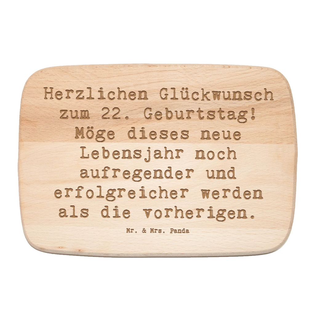 Frühstücksbrett Spruch 22. Geburtstag Holzbrett, Frühstücksbrett, Küchenbrett, Schneidebrett, Frühstücksbrettchen, Schneidebrett Holz, Geburtstag, Geburtstagsgeschenk, Geschenk